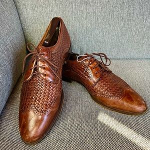 Handmade Spanish dress shoes. Good condition and sold with shoe horns and box.